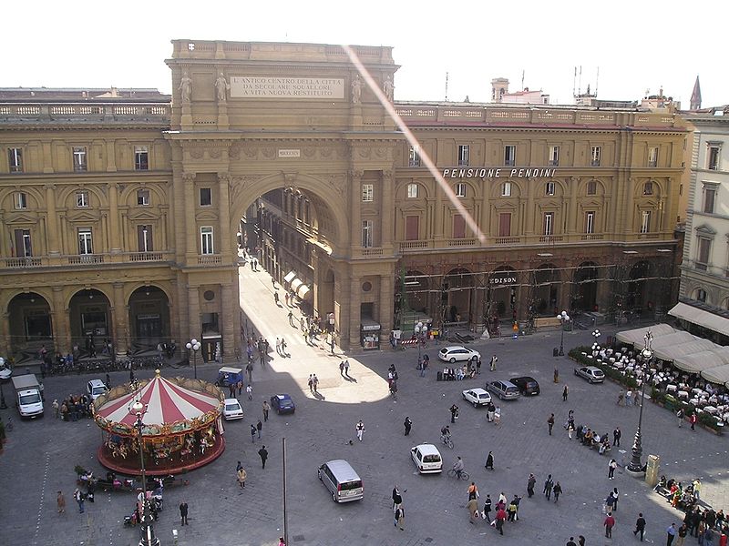 Toscana Italy Firenze Piazza della Repubblica