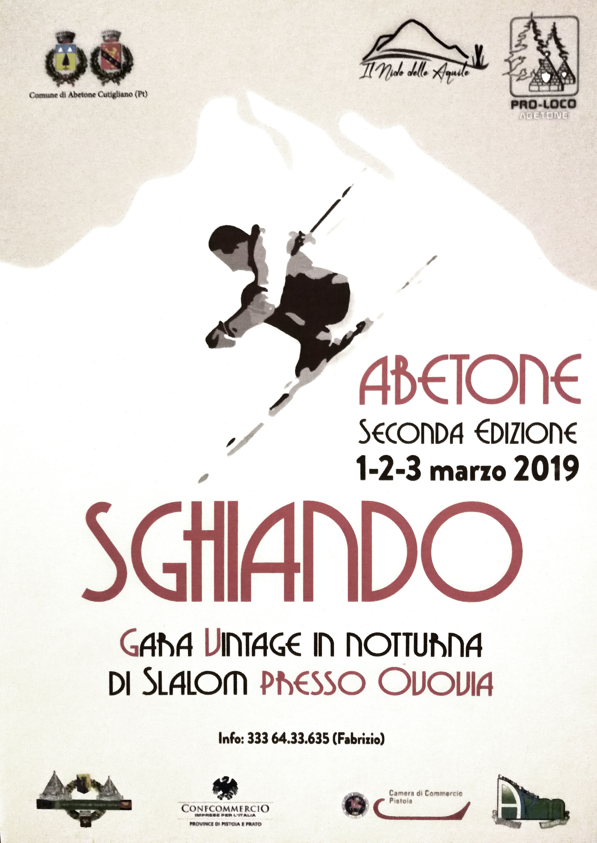 Toscana Italy Gara Vintage Slalom Abetone